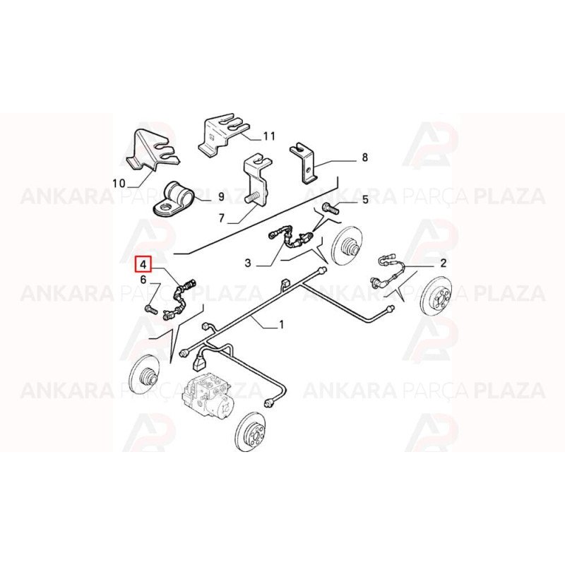 Tempra, Tipo Ön Abs Sensörü Serkar Tempra, Tipo Ön Abs Sensörü Serkar
