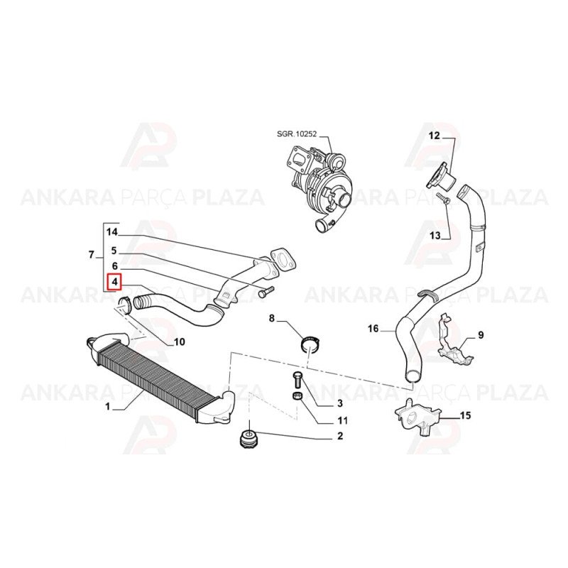 Turbo Yağlama Hortumu Silikon Fiat : Doblo 1.3 Multıjet - 1.9Jtd Turbo Yağlama Hortumu Silikon Fiat : Doblo 1.3 Multıjet - 1.9Jtd