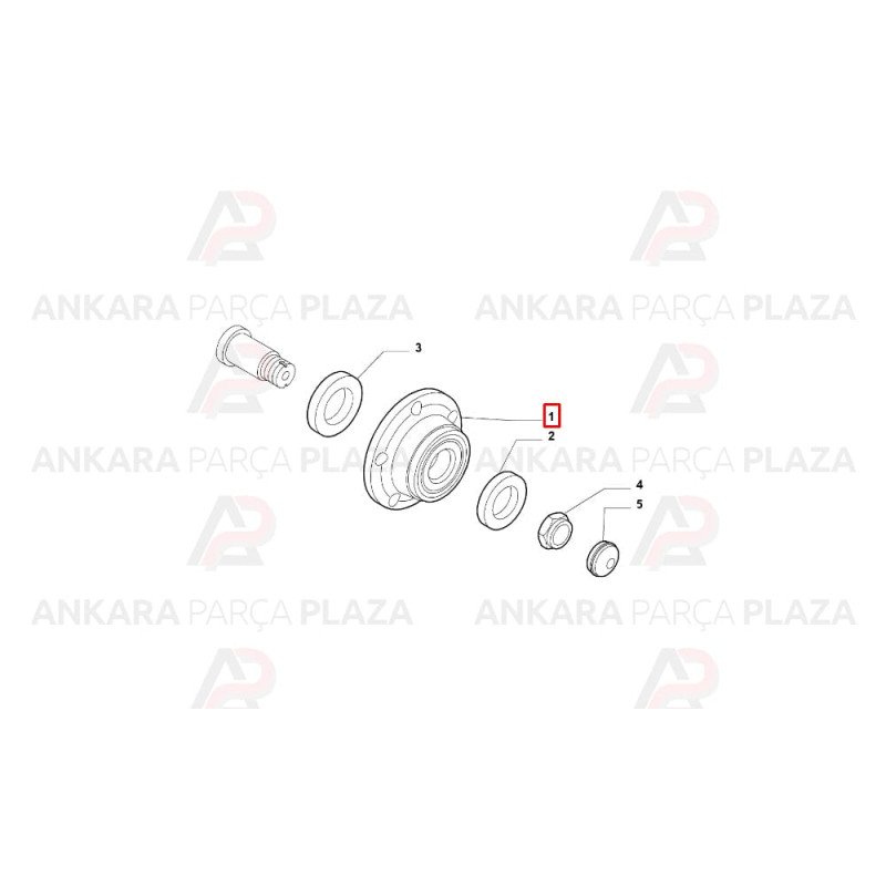 Arka Teker Rulmanı Doblo 2009 > AbsLi Arka Teker Rulmanı Doblo 2009 > AbsLi