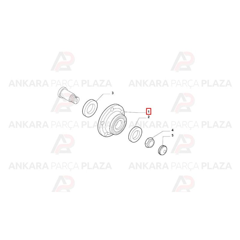Arka Teker Rulmanı Fazla Yük Doblo 2009> AbsLi