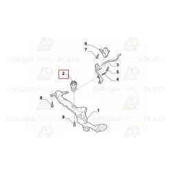 Süspansiyon Takozu Arka Doblo 1.3 1.6 Multijet Vulkollan