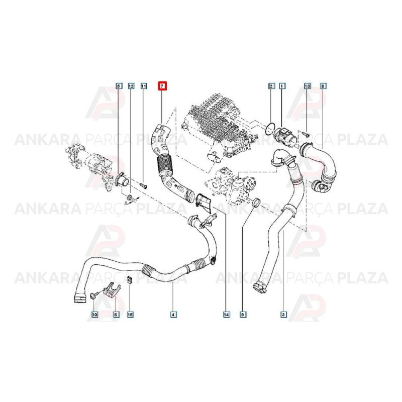 Hava Filtre Borusu Logan Sandero 1.5 Dci 6001548496 Hava Filtre Borusu Logan Sandero 1.5 Dci 6001548496