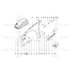 Sağ Far Suportu Megane 3 625647806R 625603283R