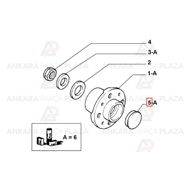 Palio Porya Kapağı 51Mm Serkar Palio Porya Kapağı 51Mm Serkar