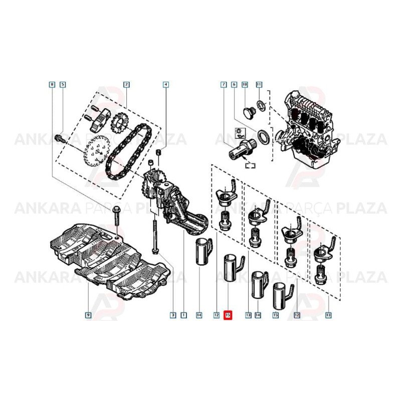 Espace, Express, Kangoo, Laguna, Megane Yağlama Jeti Vitesse Espace, Express, Kangoo, Laguna, Megane Yağlama Jeti Vitesse