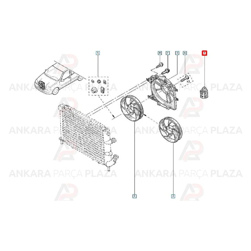 Fan Rezistansı Clio Megane Laguna Fan Rezistansı Clio Megane Laguna