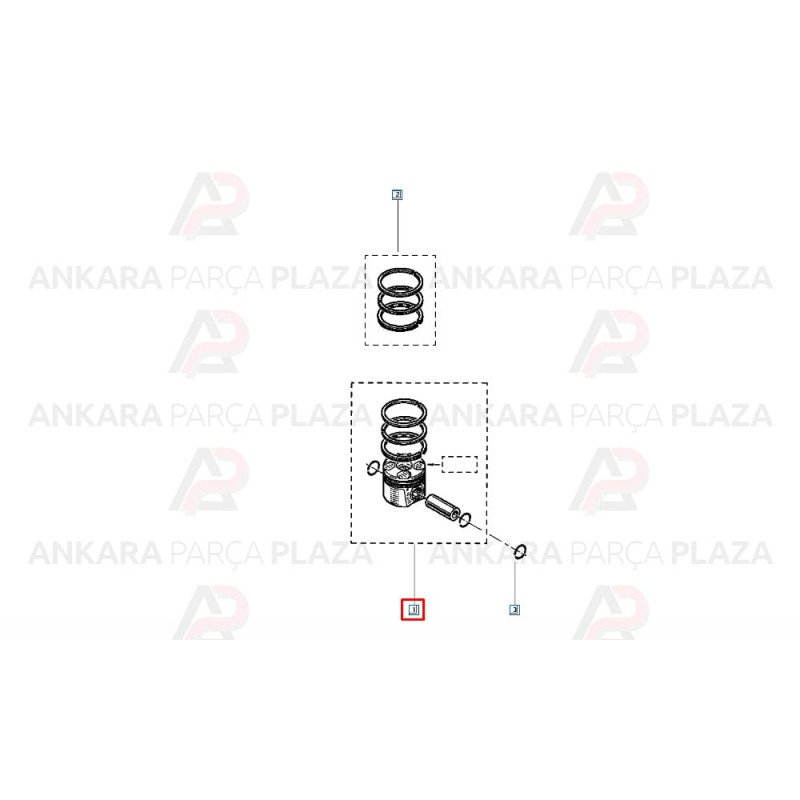 Piston + Segman Std 89.00Mm Master 2 2.5Dci G9U Piston + Segman Std 89.00Mm Master 2 2.5Dci G9U