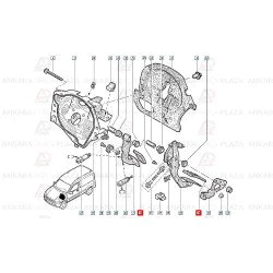 Pedal Lastiği Debriyaj Fren Clio Kangoo Megane Laguna Fluence Twg