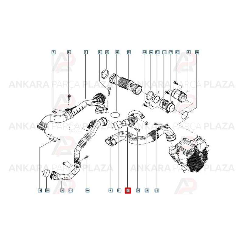 Hava Filtre Borusu Megane 3 Fluence Modüs 1.5 Dci 85 Bg 8200323338 8200879750 Hava Filtre Borusu Megane 3 Fluence Modüs 1.5 Dci 85 Bg 8200323338 8200879750