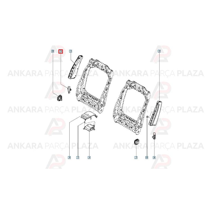 Renault Clio 4, Captur Hava Yastık Sensörü Sağ Orijinal 988326121R Renault Clio 4, Captur Hava Yastık Sensörü Sağ Orijinal 988326121R