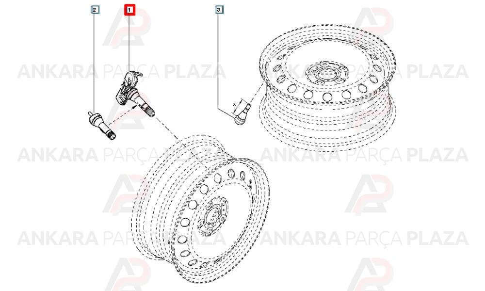 Lastik Basinç Kaptörü Sensörü Kadjar Megane 4 Talisman 407004Cb0A ...